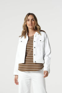 GC Ray Denim Jacket - White