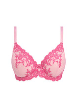 Load image into Gallery viewer, Wacoal Embrace Lace Plunge Bra - Ballet Slipper Chateau Rose
