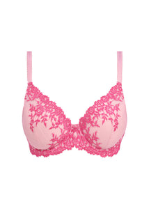 Wacoal Embrace Lace Plunge Bra - Ballet Slipper Chateau Rose