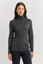 Load image into Gallery viewer, Crew Neck Merino Tee / Charcoal
