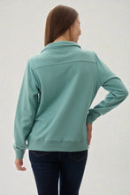 Load image into Gallery viewer, Half Zip Jumper - Sea Green
