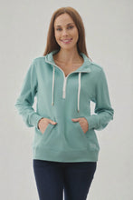 Load image into Gallery viewer, Half Zip Jumper - Sea Green
