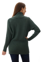 Load image into Gallery viewer, 100% Wool Roll Neck Jumper - Eucalyptus
