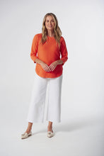 Load image into Gallery viewer, Sorbet Cotton 3/4 Sleeve Raglan Knit / Orange
