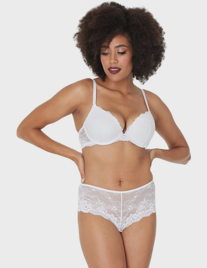 My Fit Lace Brazilian - White