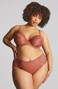 Sculptresse Estel Plunge Bra / Rose Gold