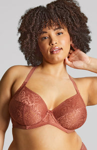 Sculptresse Estel Plunge Bra / Rose Gold