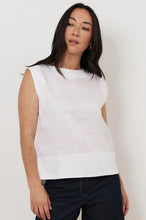 Load image into Gallery viewer, Kita Linen Button Back Top (White)
