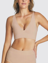 Load image into Gallery viewer, Thinvisible Cotton Longline Moulded Cup Bra - Sandstone
