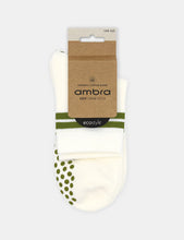 Load image into Gallery viewer, Organic Cotton Grip Crew Sock - Meadow
