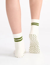 Load image into Gallery viewer, Organic Cotton Grip Crew Sock - Meadow
