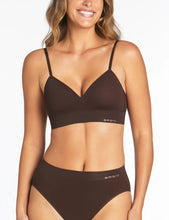 Load image into Gallery viewer, Ambra Bondi Bare Padded Longline Bra -Coffee
