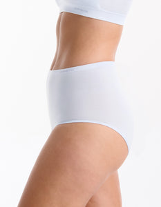 Ambra Purebasics Full Brief 2 Pack - Aura Blue