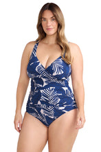 Load image into Gallery viewer, Lanthera Delacroix Multifit Cup One Piece Navy Peony
