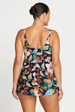 Load image into Gallery viewer, Into The Saltu Navy Delacroix Swimdress
