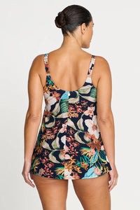 Into The Saltu Navy Delacroix Swimdress