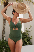 Load image into Gallery viewer, Aria Cezanne D -DD Cup Underwire One Piece Olive
