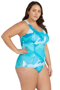 Natare Fly Hockney Chlorine Resistant One Piece Swimsuit