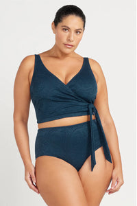 La Traviata Renoir High Waist Swim Pant Navy
