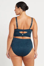 Load image into Gallery viewer, La Traviata Renoir High Waist Swim Pant Navy
