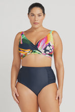 Load image into Gallery viewer, Navy Hues Botticelli High Waist Swim Pant
