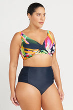 Load image into Gallery viewer, Navy Hues Botticelli High Waist Swim Pant
