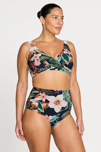 Into The Saltu Botticelli High Waist Swim Pant Navy