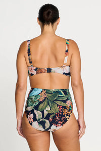 Into The Saltu Botticelli High Waist Swim Pant Navy