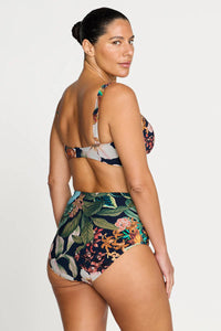 Into The Saltu Botticelli High Waist Swim Pant Navy