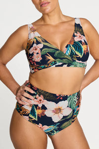 Into The Saltu Botticelli High Waist Swim Pant Navy