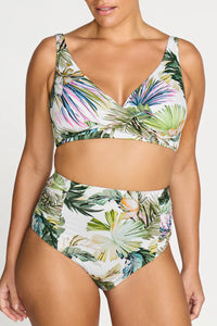 Lushara Delacroix Cross Over Bikini Top White