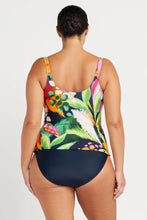 Load image into Gallery viewer, Navy Hues Botticelli High Waist Swim Pant
