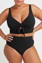 Load image into Gallery viewer, Black Aria Cezanne D / DD Cup Underwire Bikini Top
