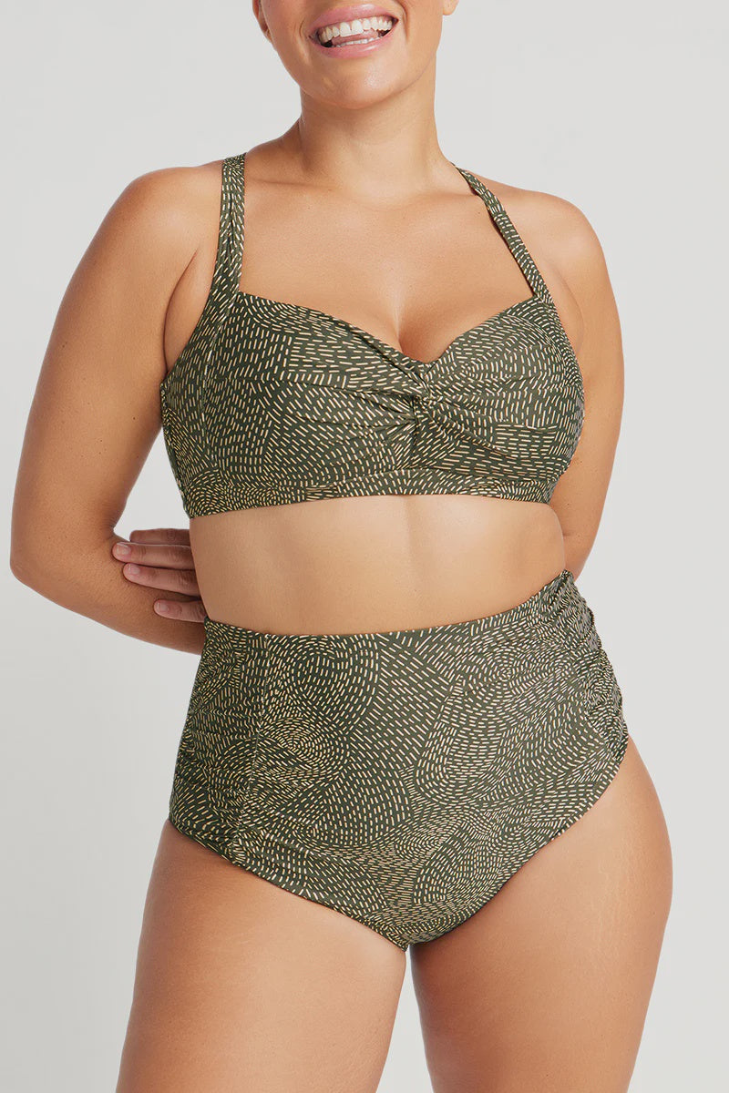 Onda Perspective Raphael High Waist Ruched Swim Pant