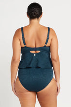 Load image into Gallery viewer, La Traviata Chagall Multi Cup Midriff Bikini Top NAVY
