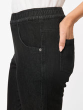 Load image into Gallery viewer, Intense Denim Short Length Jean Black
