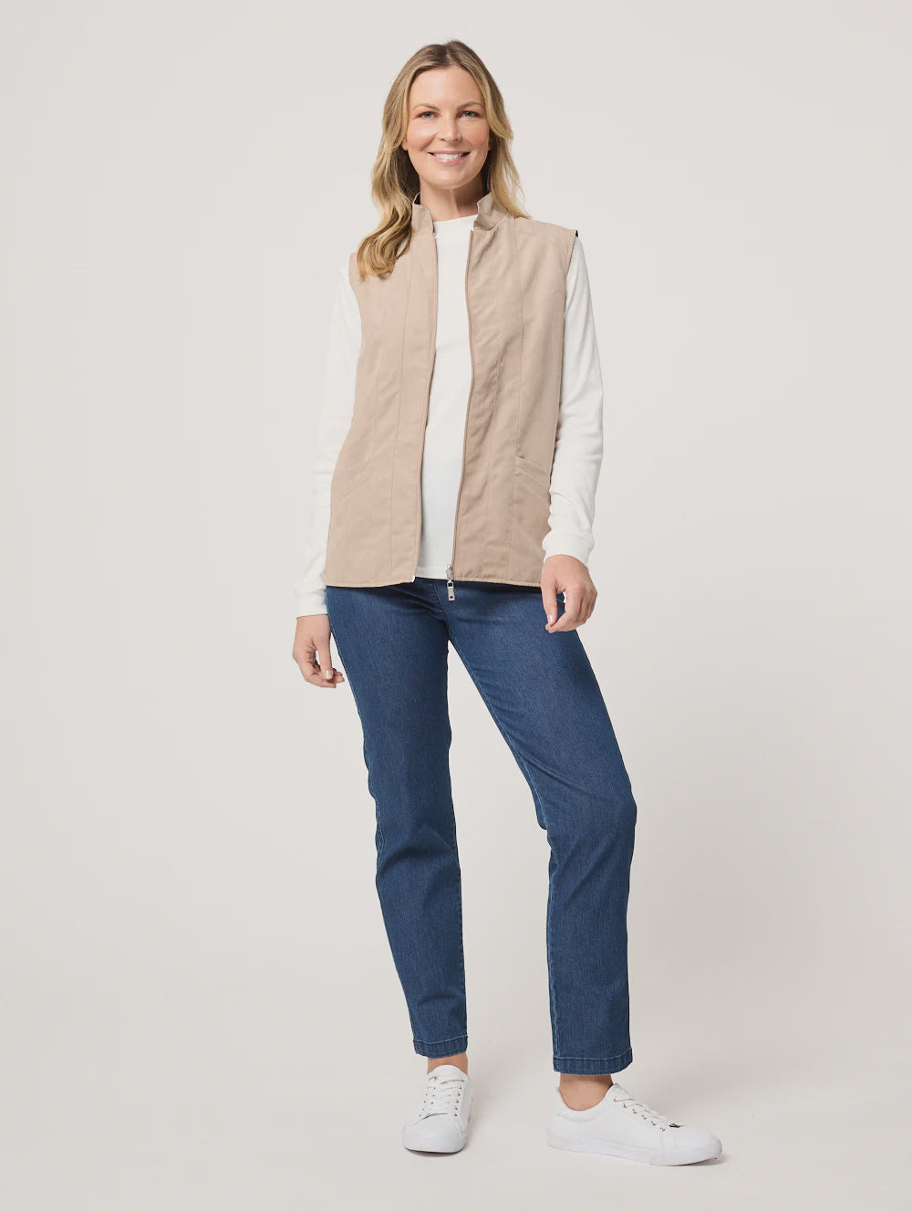 Microfibre Reversible Vest Earth / Black