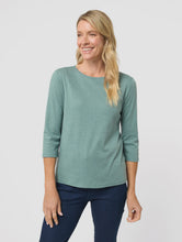 Load image into Gallery viewer, Winterlock 3/4 Sleeve Top Milieu Marle
