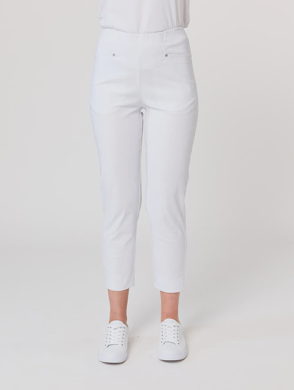 Liberty Short Length Pant White