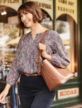 Load image into Gallery viewer, Amelita Blouse Saddle
