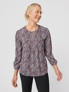 Amelita Blouse Saddle