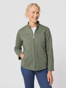 Jesi Fleece Jacket Organic Green