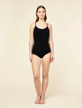 Load image into Gallery viewer, Ellie Lace Trim Cami - Black
