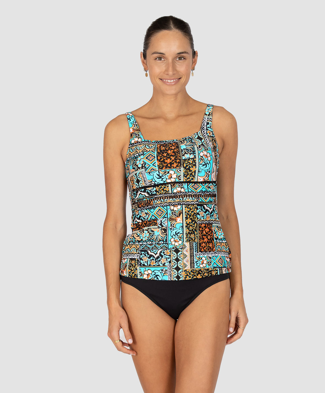 BAKU Tulum Multi Fit Singlet Top Black