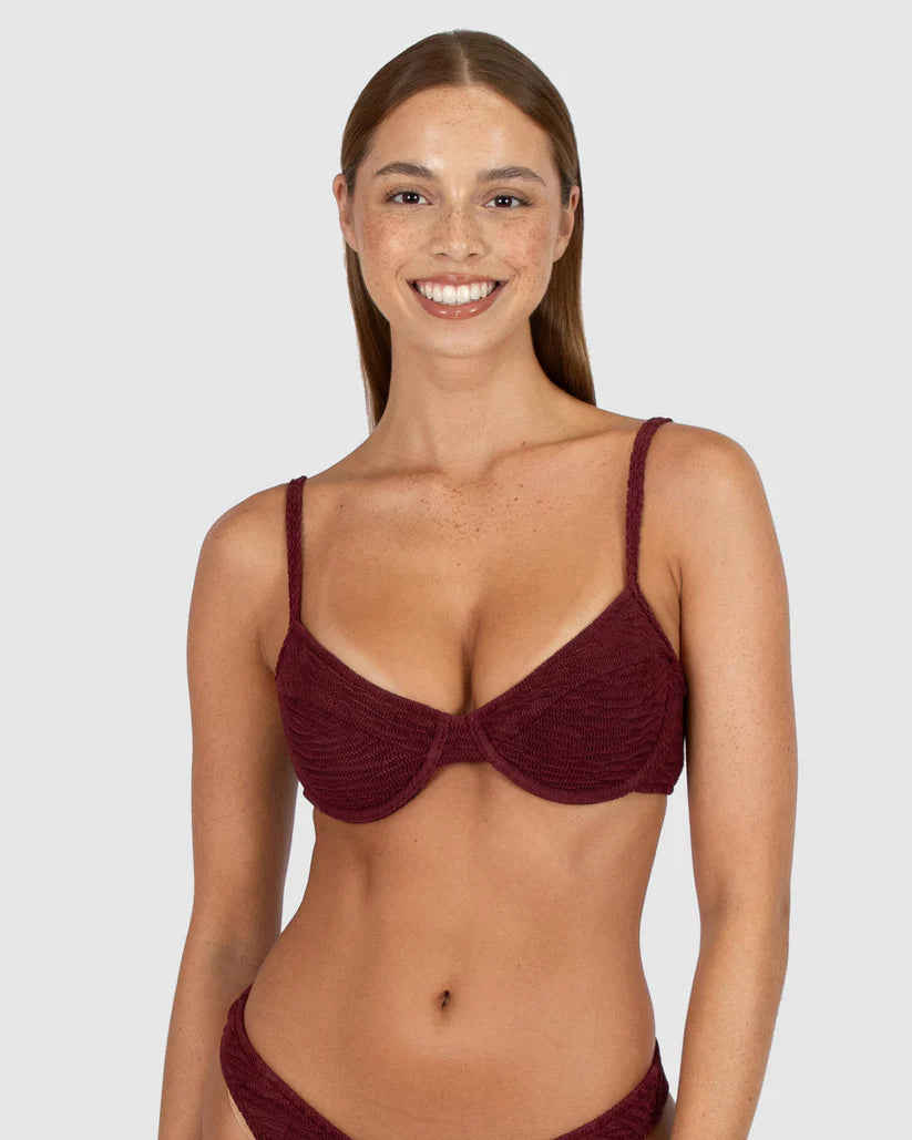 Ibiza B-C Cup Underwire Bikini Bra Top / Current