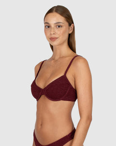 Ibiza B-C Cup Underwire Bikini Bra Top / Current