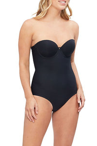 Body Define Strapless Bodysuit - Black