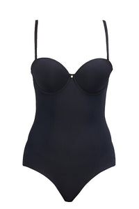 Body Define Strapless Bodysuit - Black