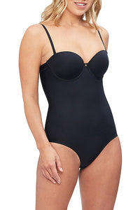 Body Define Strapless Bodysuit - Black