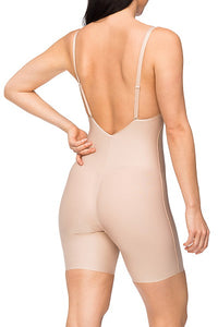 Body Define Backless Jumpsuit - Warm Taupe